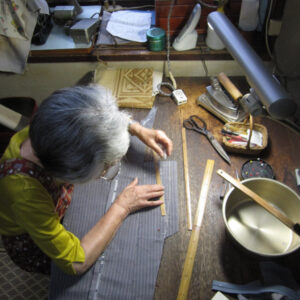 仕立ての様子